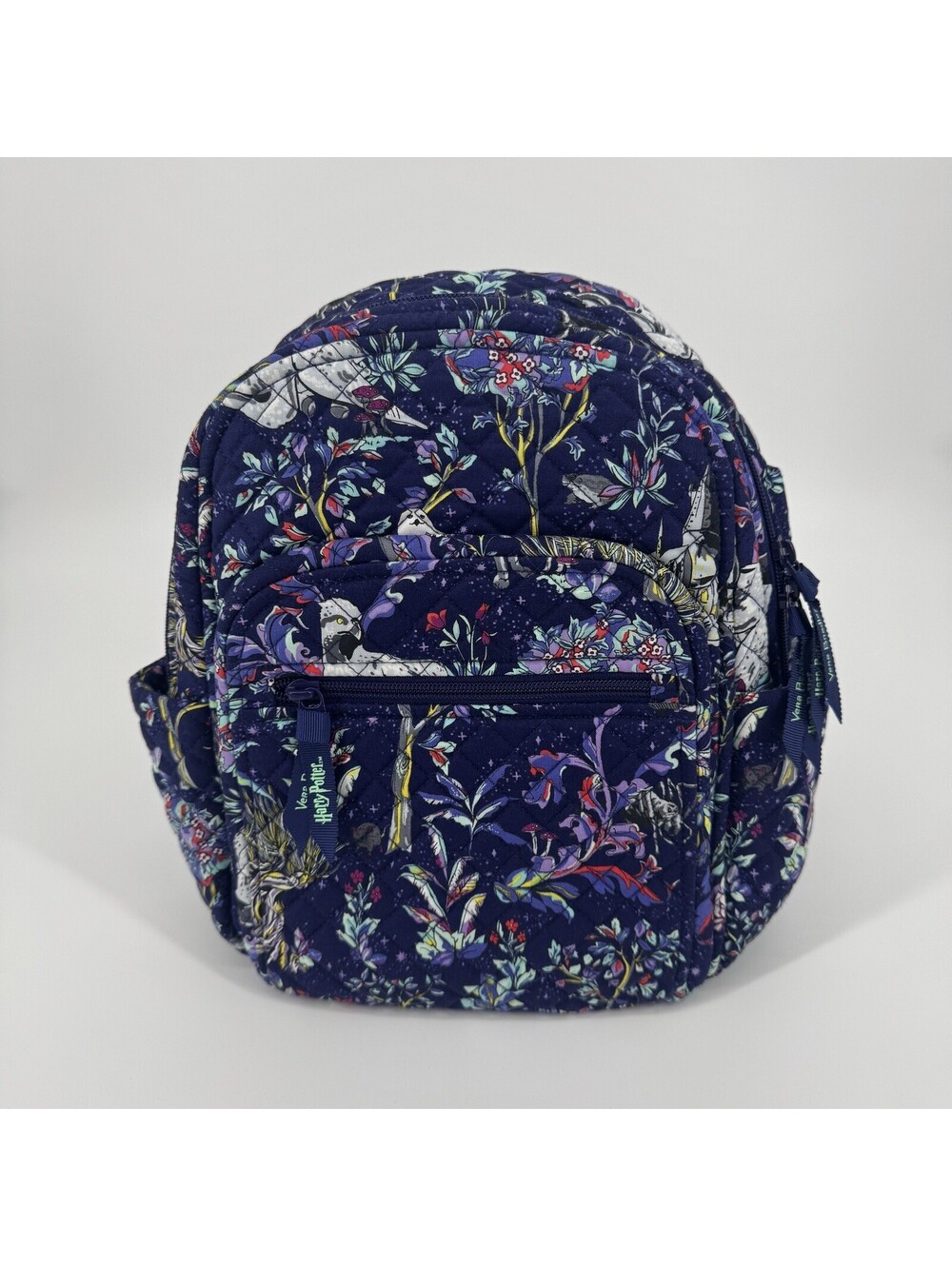 Vera Bradley Harry Potter Forbidden Forest Small Backpack Navy Purse Quilted